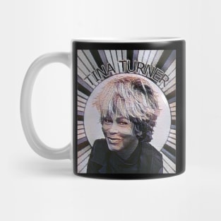 tina turner : Black and White retro design Mug